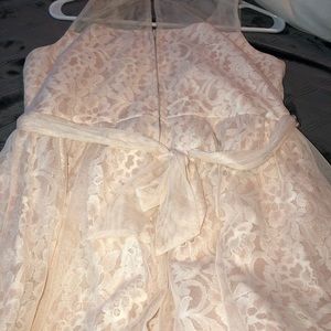 Only worn once pink champagne colored dress